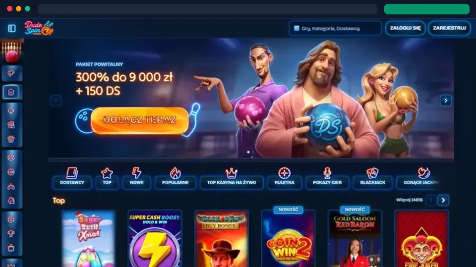 DudeSpin Casino Audyt Wypłat