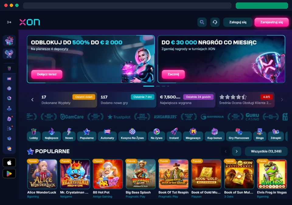 xonbet Casino Audyt Wypłat